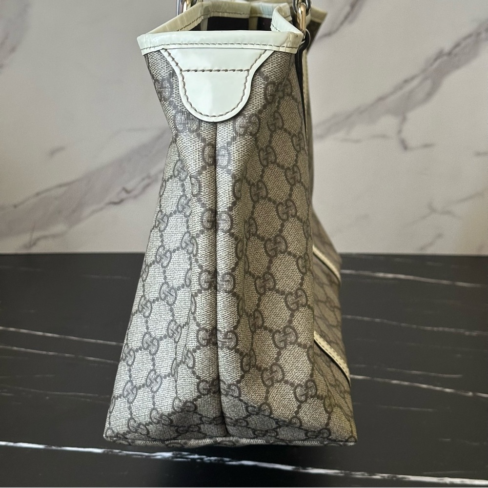 🧡GUARANTEED AUTHENTIC GUCCI GG SUPREME MEDIUM JOY TOTE🧡 - Picture 11 of 16